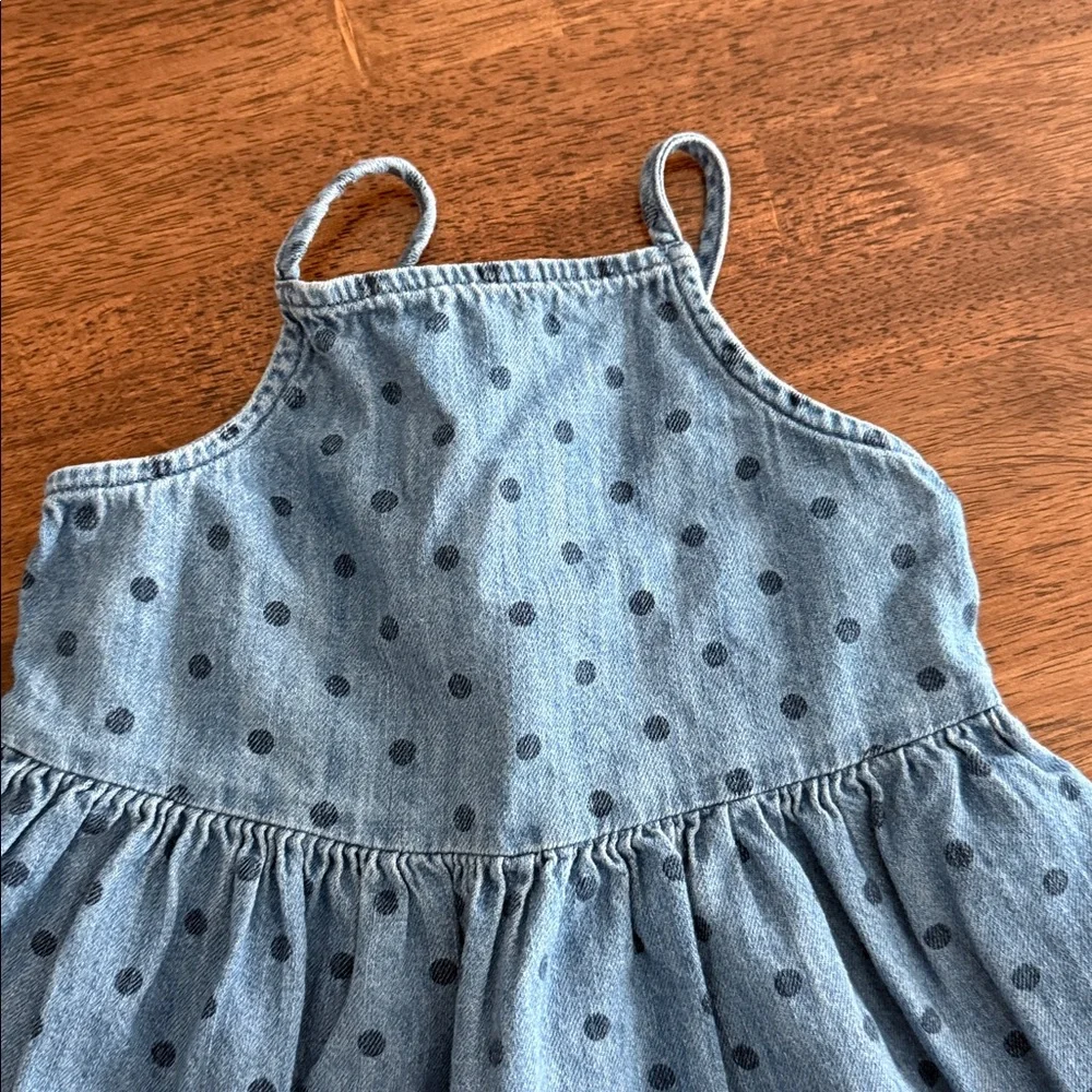 Old Navy fit and flare polka dot cami dress